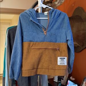 SHEIN Blue and Tan Kids Jacket